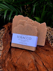 TOBACCO Soap Bar - Sweet Dark Tobacco & Walnut Shell