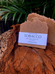 TOBACCO Soap Bar - Sweet Dark Tobacco & Walnut Shell