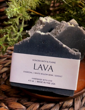 Load image into Gallery viewer, LAVA Detoxifying Charcoal Body Bar
