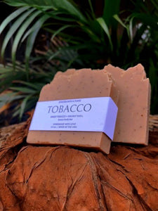 TOBACCO Soap Bar - Sweet Dark Tobacco & Walnut Shell